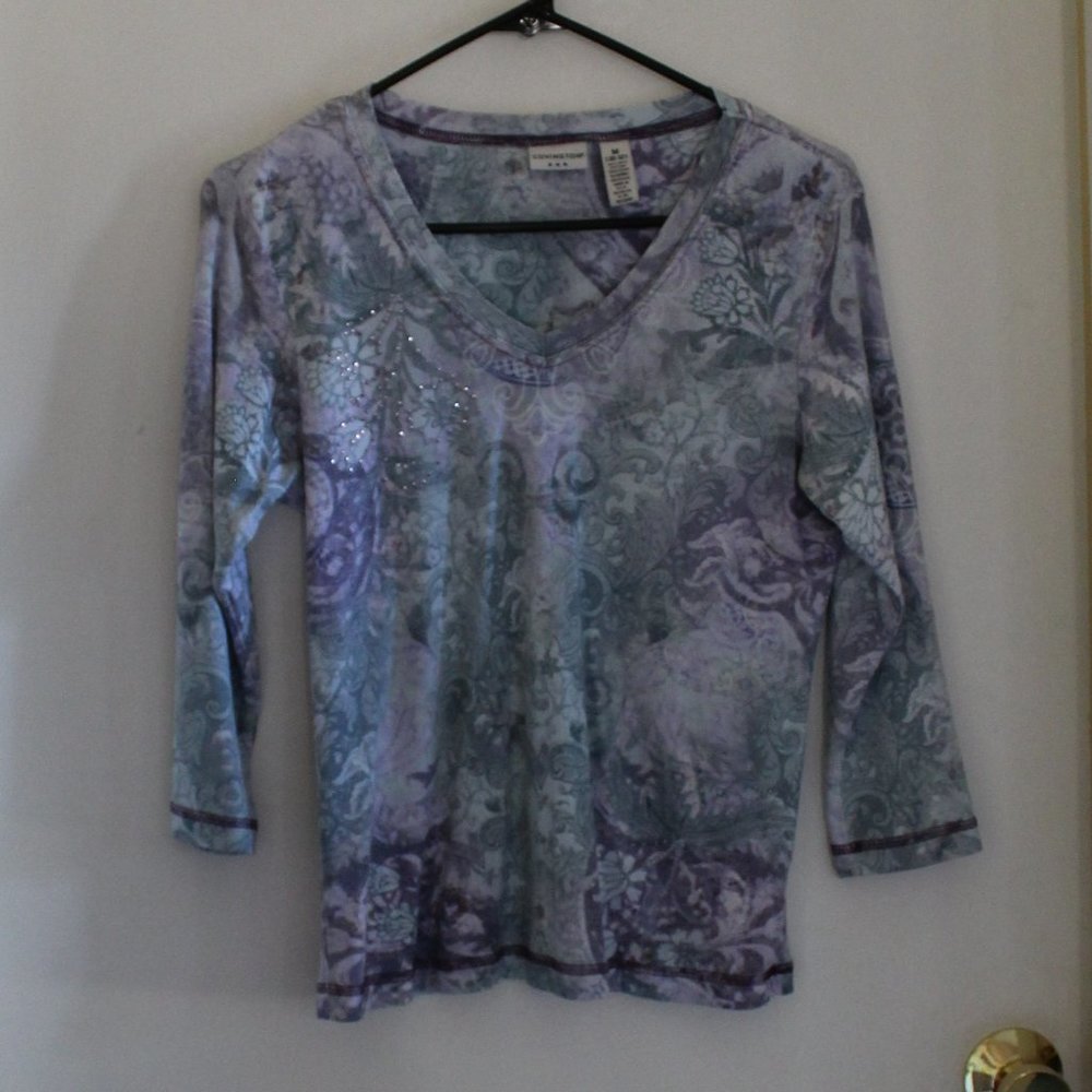 Covington Long Sleeve Blue Shirt